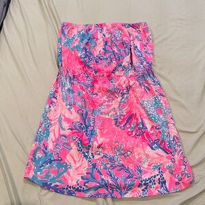 Lilly Pulitzer Strapless Summer Dress